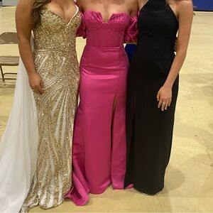 Pink prom/formal dress. Size 4